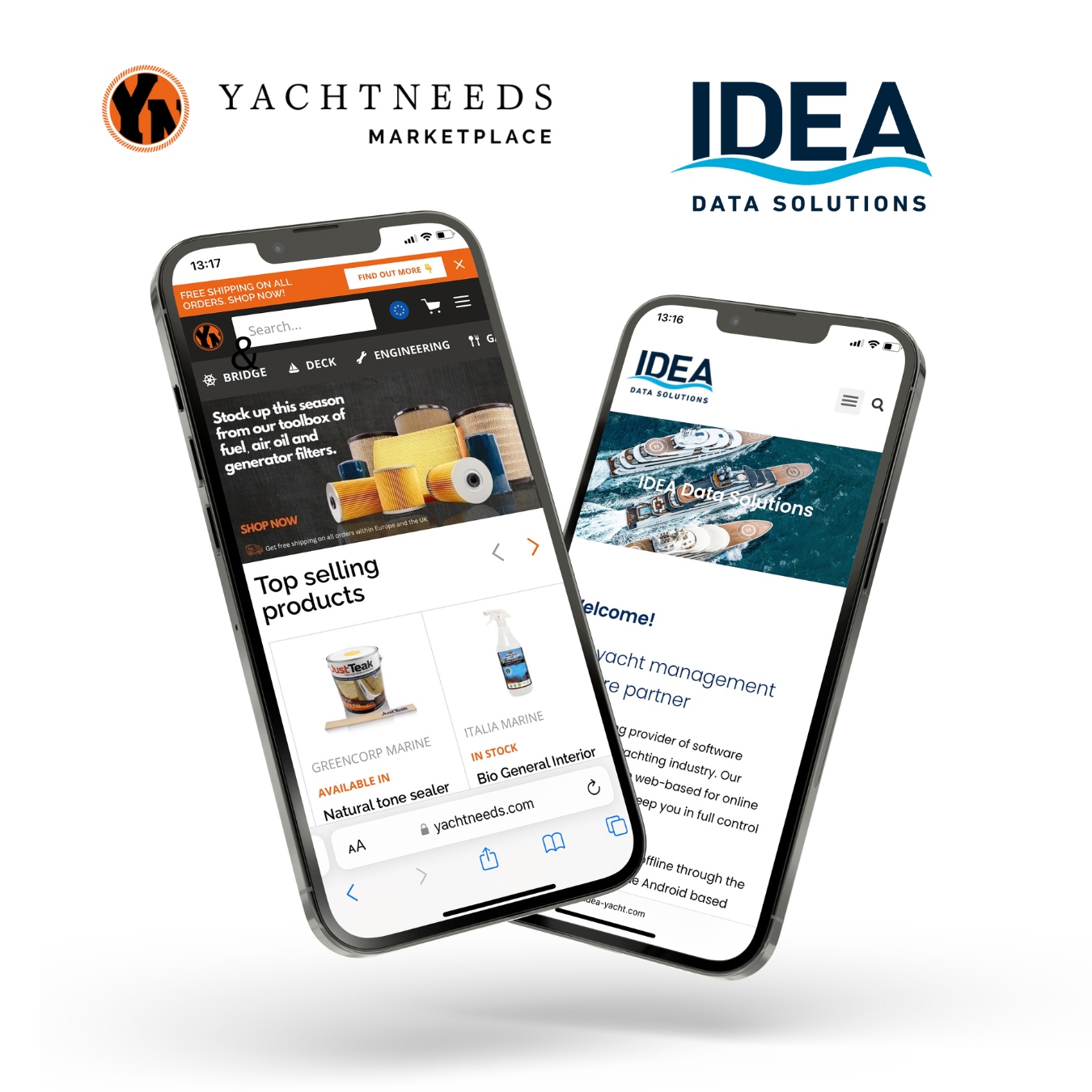 YACHTNEEDS marketplace forms strategic partnership with IDEA Data Solutions